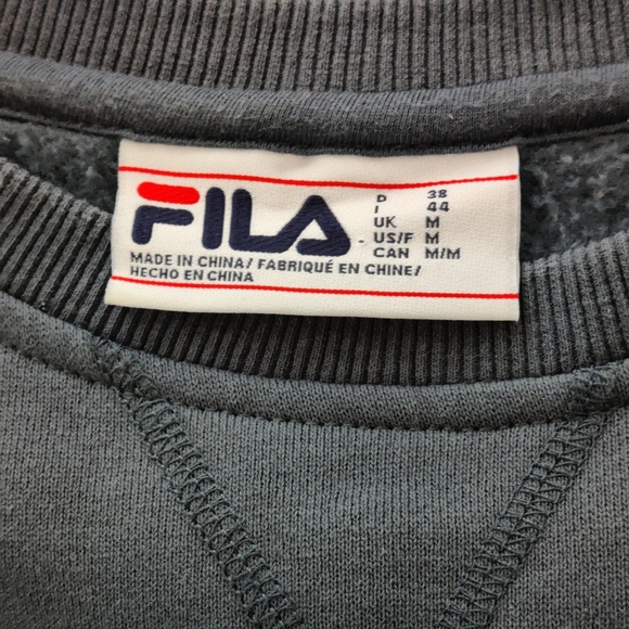 Fila Teal Women Sweater Crewneck - Picture 8 of 8